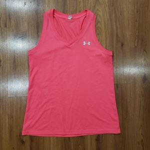 Hot pink Under Armour athletic loose fit tank top